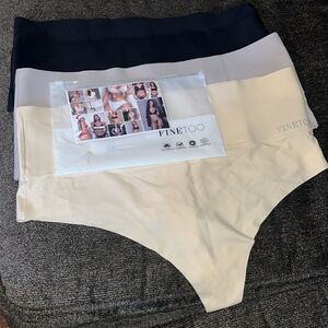 Plus Size Tummy Control Thongs *4 pk*